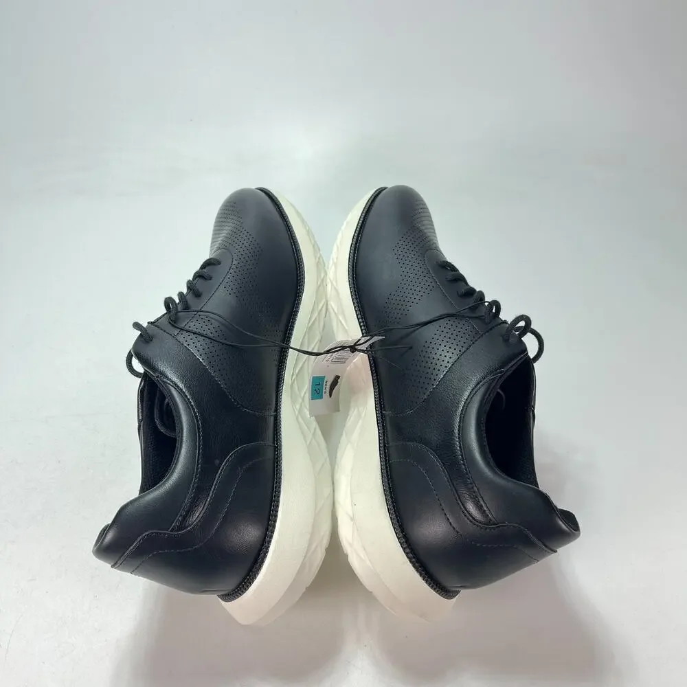 Perry Ellis Portfolio Black Ultra Foam Perforated Dress Sneakers Men's Size 12
